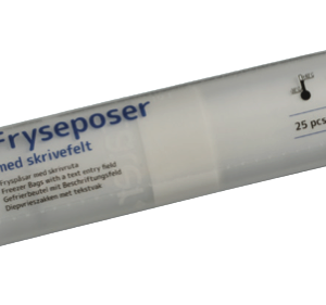 Frysepose, 10 l, klar, LDPE/virgin, 28x53cm 25 stk X 48 rl/krt