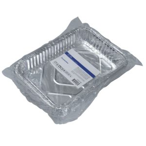 Aluminiumsbakke/drypbakke, 31,5x21,5x4,4cm, 2400 ml