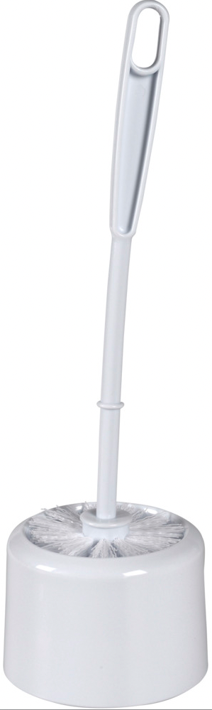 Toiletbørste, 35cm, Ø8cm, hvid, PP