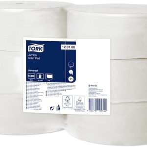 Toiletpapir Tork Universal T1 Jumbo 1-lag Ø26 cm 480 m 6 rl/krt