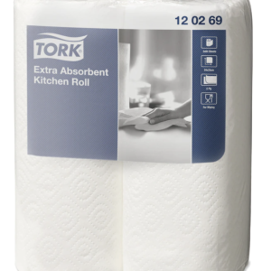 Køkkenrulle Tork Ekstra Plus 2-lag 15.4 m 12 pk x 2 rl/krt
