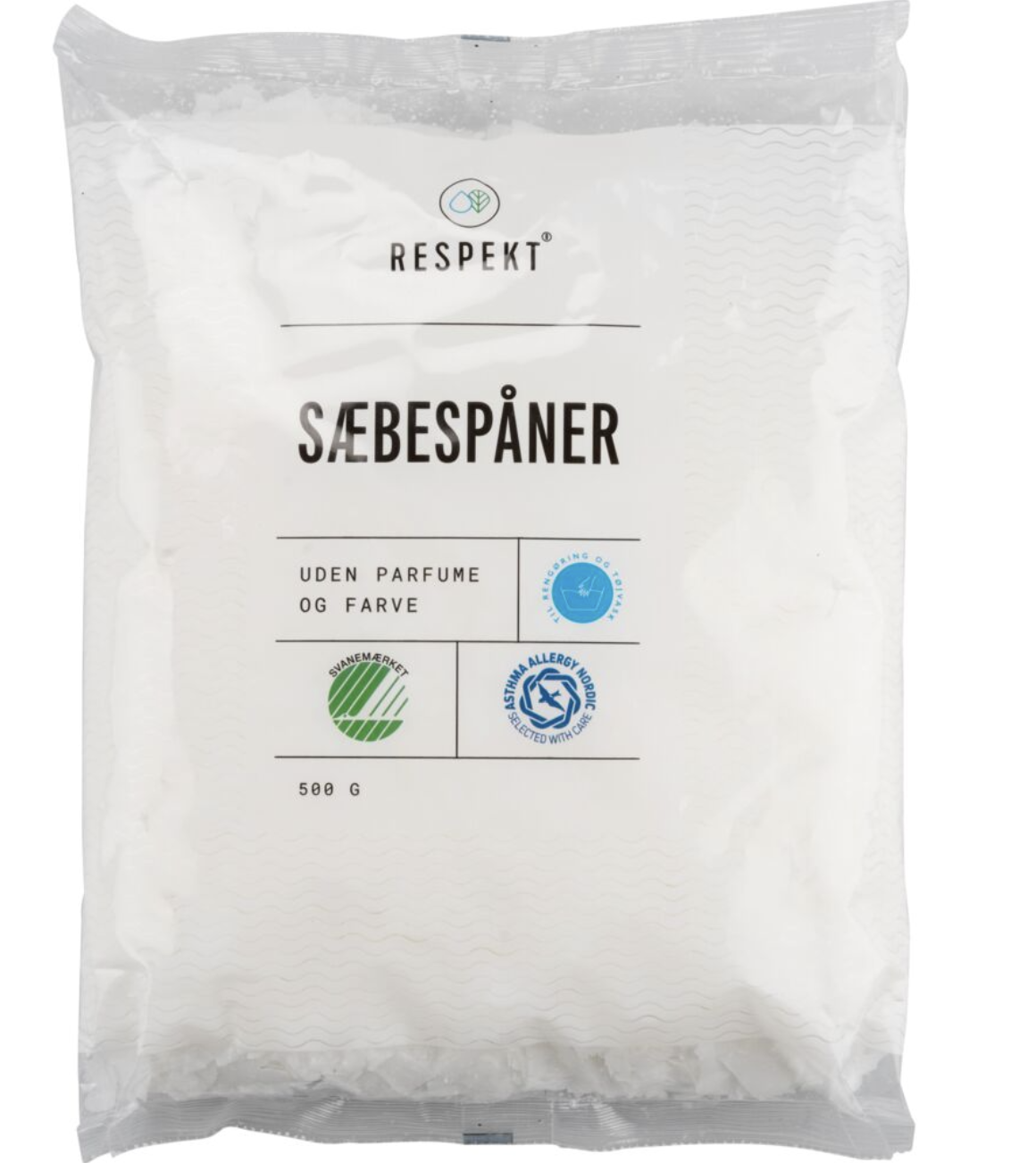 Sæbespåner, spåner, uden farve og parfume 5 kg
