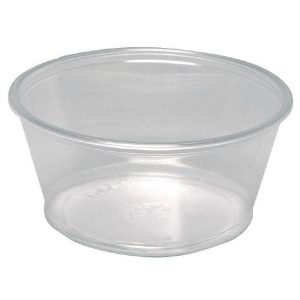 Dressingbæger, transparent, 80ml - 1000 stk/krt