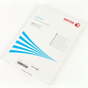 Laserlabels Xerox 38x21mm 65stk/ark 100ark/pakke