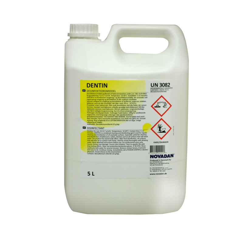 Rengøring/desinfektion Dentin 5L - 1 stk
