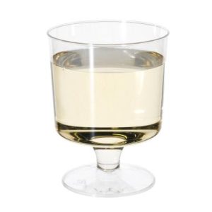 Vinglas, PS. 17 cl, på fast fod, klar