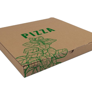 Pizzaæske, 32x32x3, cytex, brun
