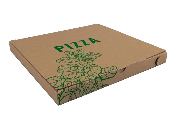 Pizzaæske, 32x32x3, cytex, brun