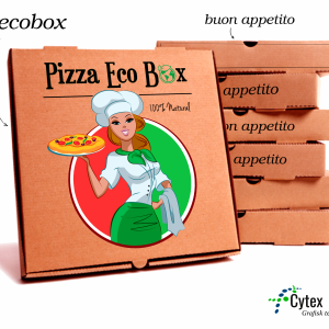 Pizzabakke Cytex 30x30x3 brun
