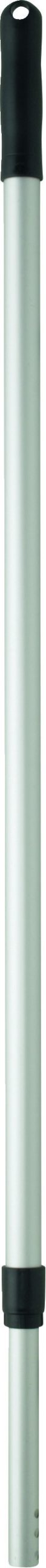 Teleskopskaft med klik, Vikan, sort, aluminium/PE, 100-180 cm 1 stk