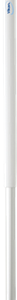 Skaft med gevind, Vikan, 1310mm, Ø31mm, hvid, PP/aluminium 1 stk