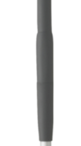 Skaft med klik, Vikan, 1375mm, Ø65mm, grå, PP/aluminium 1 stk