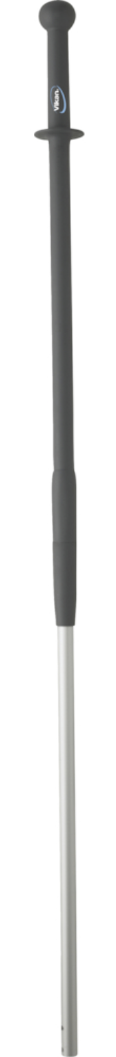 Skaft med klik, Vikan, 1375mm, Ø65mm, grå, PP/aluminium 1 stk