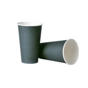 Kaffebæger pap, 16 oz koksgrå - 1000 stk/krt