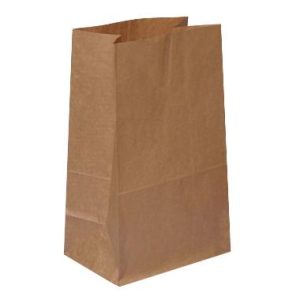 Klodsbundspose 180x120x290 mm 6 ltr 60 gr Brun 500 STK/krt