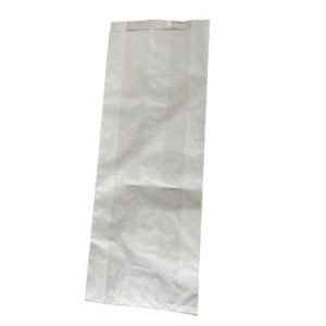 Brødpose 6kg, hvid, 200/(2x35)x520+20mm, FSC 40g, 500 stk/krt