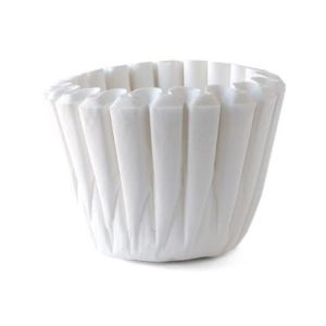 Skålfilter Catersource Ø250/90 mm Hvid - 1000 stk/krt