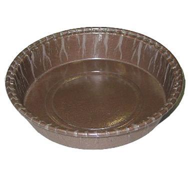 Kageform, Ø90/100x21 mm, pap m/PET, brun - 1400 stk/krt