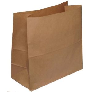 Klodsbundspose 350x170x350 mm 21 ltr 80 gr FSC Brun 200 STK/krt