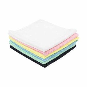 Klud, neutral, økotex, 40x40 cm, microfiber, sort