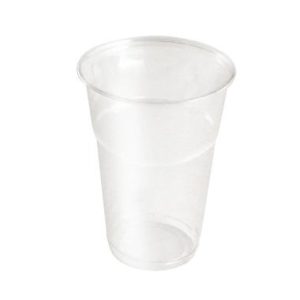 Plastglas, 40 cl/ 50 cl , Ø95x135 mm, Bioplast, PLA, klar - 800 stk/krt