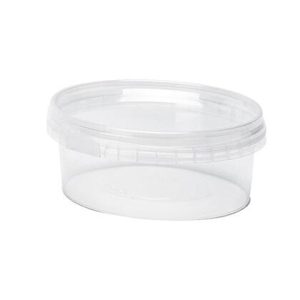 Plastbæger, 560 ml, Ø122 mm, rund PP klar