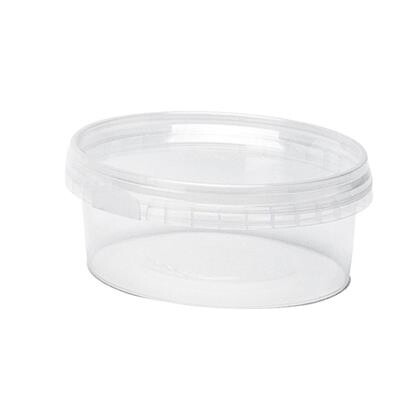 Plastbæger, 560 ml, Ø122 mm, rund PP klar