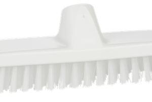 Gulvskrubbe, Vikan, hvid, PP, 29 cm, stive børstehår 1 stk
