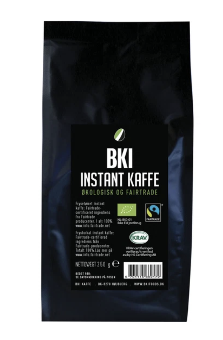 BKI Instant økologisk kaffe 250 g