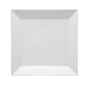 Blocho Classic, firkantet, hvid, tallerken, 27x27 cm