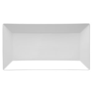 Blocho Classic, rektangulær, tallerken, hvid, 28,5x15 cm