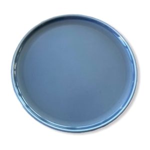 Blocho Ankara Tallrik flat rund gråblå 20cm,