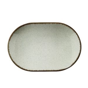 Blocho Pearl Colorx Tallrik halvdjup oval 32cm grön