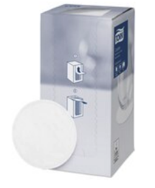 Kopunderlag, Ø9 cm, 8-lags, hvid - 12x250 stk/krt