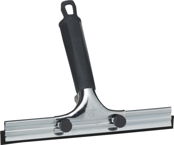 Vinduesskraber, Vikan, sort, PP/gummi/galvaniseret stål, 25 cm