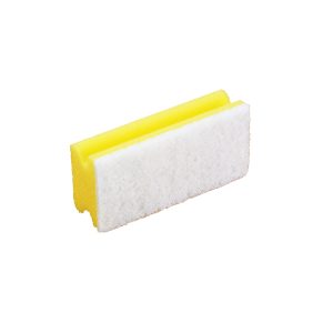 Skuresvamp 150x70x45mm gul/hvid