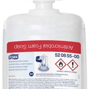 Sæbe Skum Tork Premium S4 Antimikrobiel med Ethanol 1 ltr 6 fl x 1 ltr/krt
