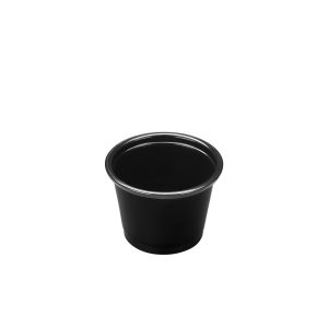 Portionkop 1oz 30ml PP Ø44/30x30mm sort