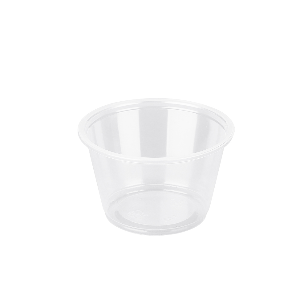 Portionkop 4oz 110ml PP Ø74/50x45mm Transparent 2500stk/krt