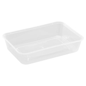 Mikrobakke, 500ml, 175x120x35 mm, transparent