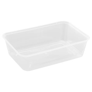 Mikrobakke 650ml 175x120x45mm Transparent 500stk/krt