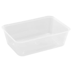 Mikrobakke 750ml 175x120x52mm Transparent 500stk/krt