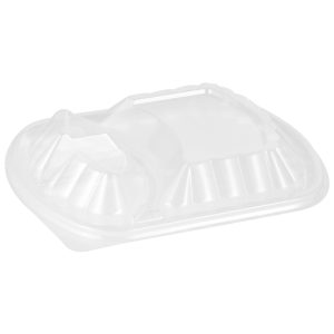 Låg, til 3-rums, bakke, 238x203x30 mm, clear, OPS