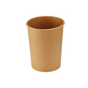 Suppebæger, 32oz, 960ml, natur, Ø115/92x133 mm, ubleget brun