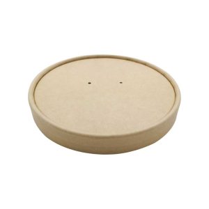 Låg til suppeskål med huller 2-lags 26-32oz, 750-960ml natur Ø115x15mm ubleget brun