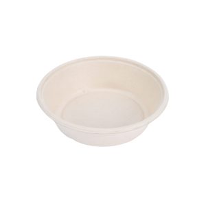 Bagasse bowl rund uden PFAS, 950/1000 ml, Ø194x52mm