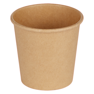 Delibæger 4oz 110ml natur Ø62/45x60mm ubleget brun 3000stk/krt