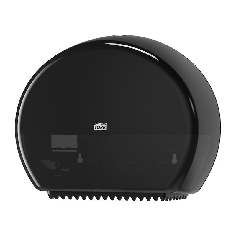Dispenser Toiletpapir Tork T2 Jumbo Mini Plast Sort 1 STK/krt