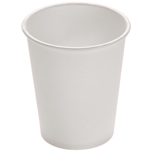 Kaffebæger, hvid, 8oz, 234ml, Ø80/56x90mm