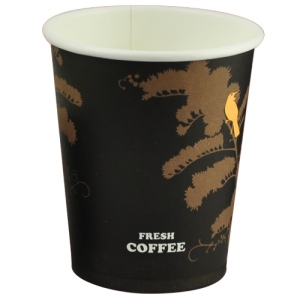 Kaffebæger med Fresh Coffee tryk 8oz 234ml Ø80/56x90mm